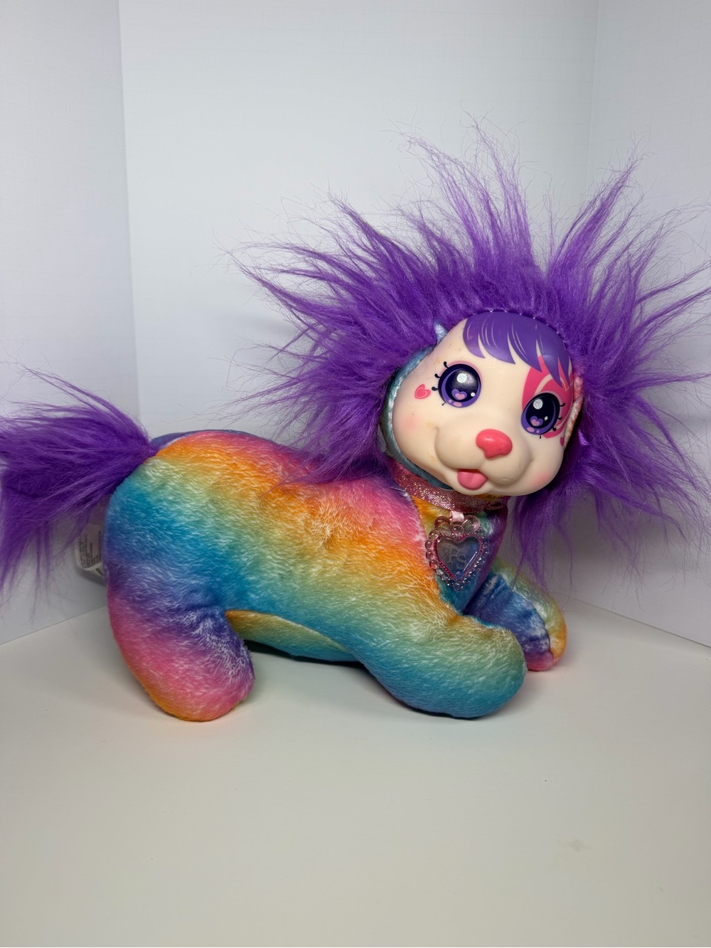 Puppy Surprise Cherry Rainbow Mom Dog Plush Just Play 2023 Purple